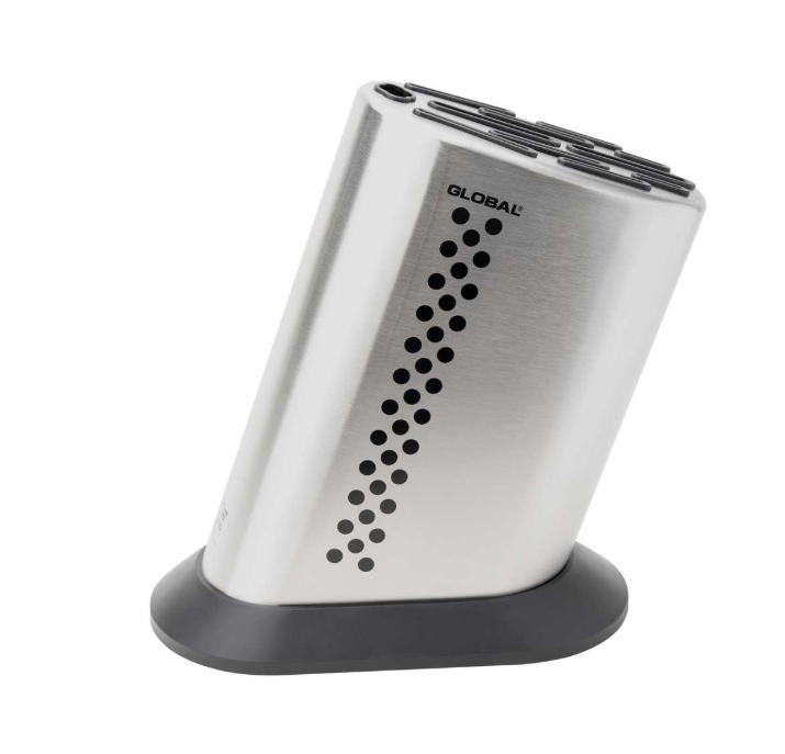 Global Knife Block For 11 Knives Stainless Steel Global by Kitchen Niche