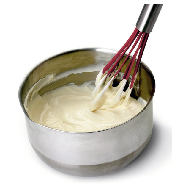 Cuisipro Paddle Egg Whisk (5 Wires) – 10" / 25.4 cm – Silicone Red Cuisipro by Kitchen Niche