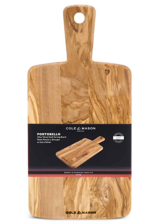 Cole & Mason Portobello Olive Wood Serving Board Small – 42 x 21 cm