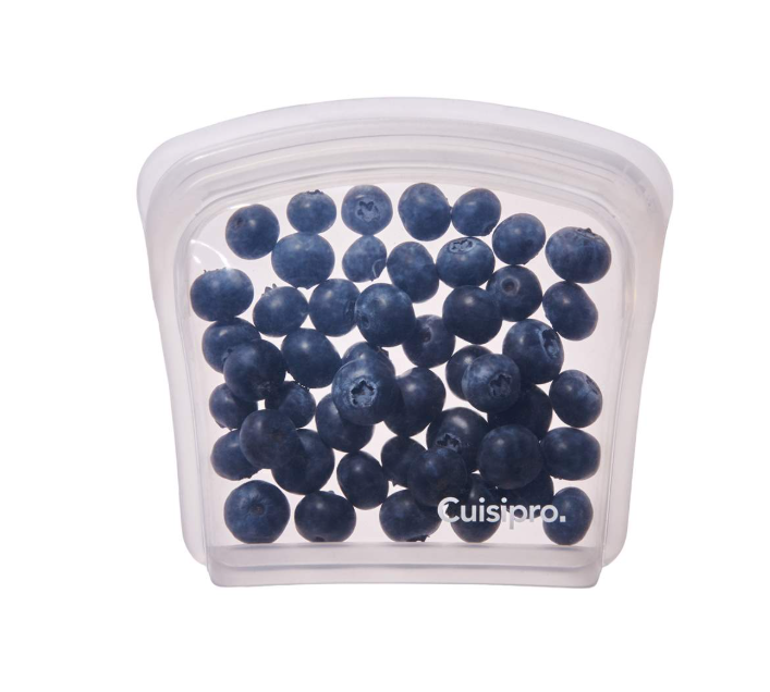 Cuisipro Reusable Bags – 2pc – 5.25" x 4.75" / 13.3 x 12 cm – 200 ml – Clear Cuisipro by Kitchen Niche