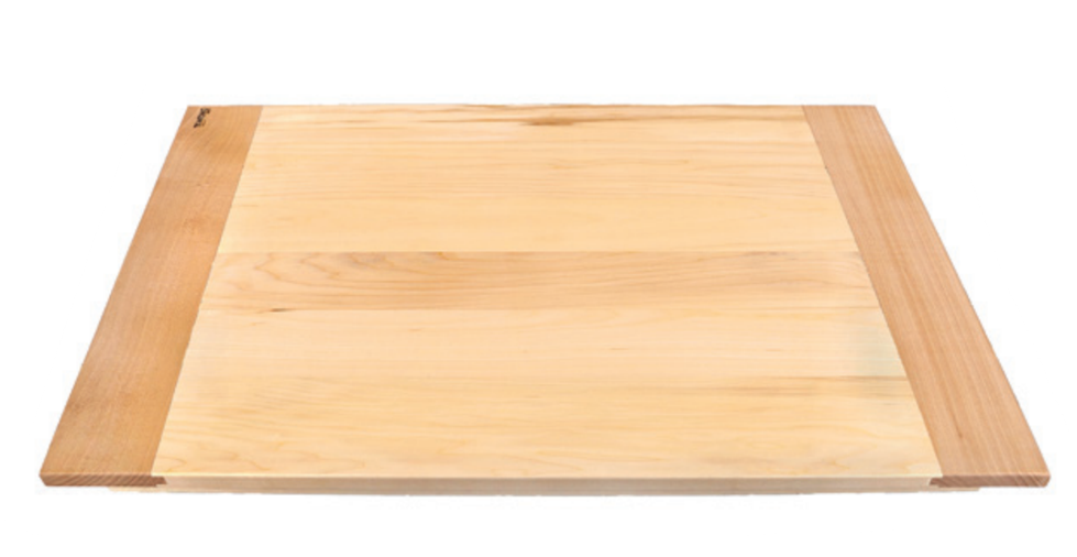 Vitantonio Beech Wood Large Pasta Board with Walnut Accents - 100x60cm