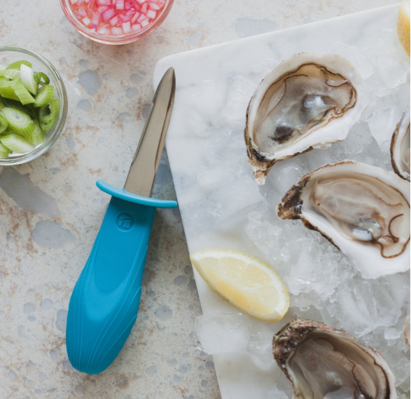 Trudeau Oyster Knife – Blue Trudeau by Kitchen Niche