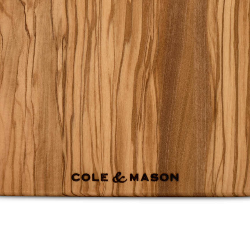 Cole & Mason Portobello Olive Wood Serving Board Medium – 46 x 27 cm
