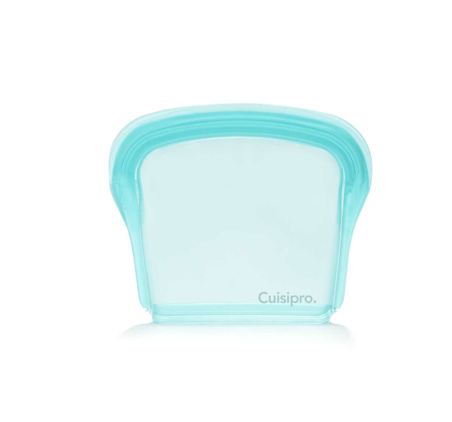 Cuisipro Reusable Bags – 2pc – 5.25" x 4.75" / 13.3 x 12 cm – 200 ml – Aqua Cuisipro by Kitchen Niche