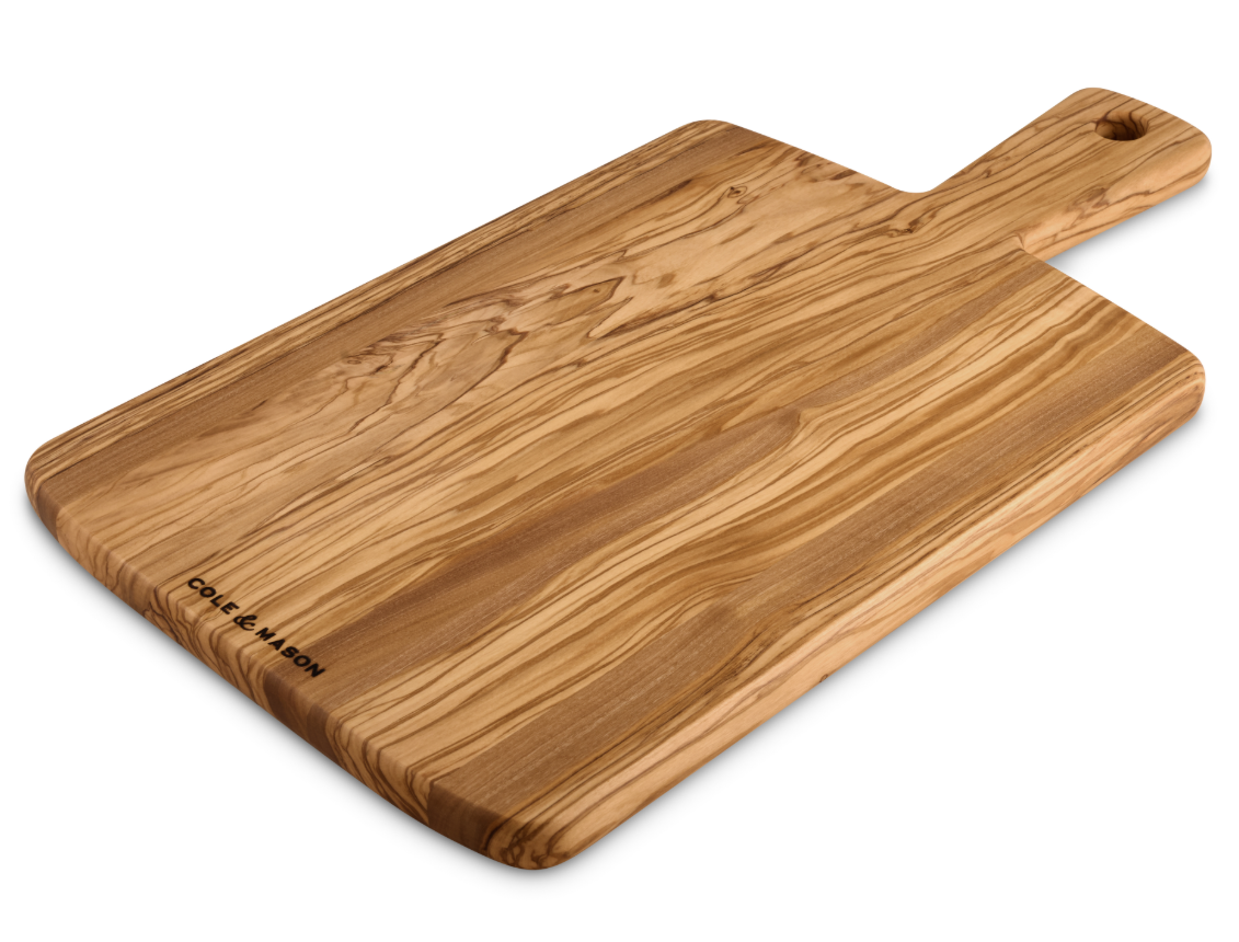 Cole & Mason Portobello Olive Wood Serving Board Medium – 46 x 27 cm