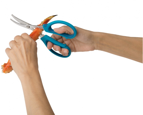 Trudeau Seafood Shears – Blue Trudeau by Kitchen Niche