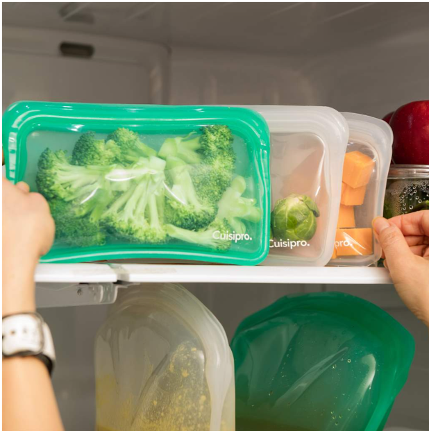 Cuisipro Reusable Bags – 7.25" x 5.25" / 18.5 x 13 cm – 400 ml – Clear Cuisipro by Kitchen Niche