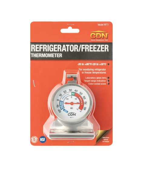 CDN Heavy Duty Fridge Freezer Thermometer
