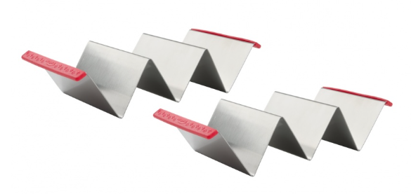 Trudeau Taco Holders – Stainless Steel – Set of 2 Trudeau by Kitchen Niche