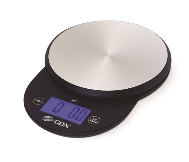 CDN ProAccurate Digital Kitchen Scale - Black