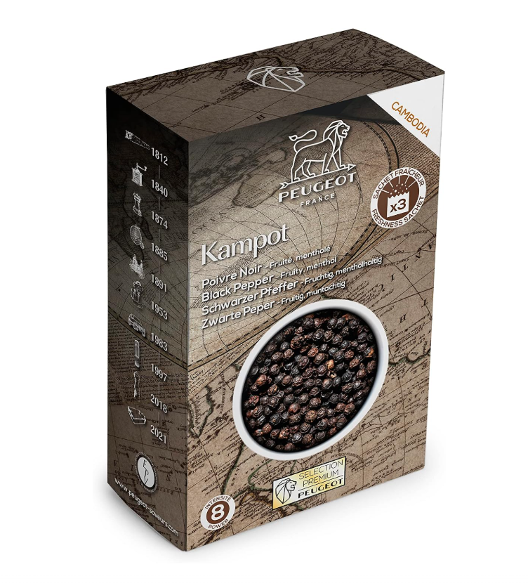 Peugeot Kampot Cambodia Black Pepper – 60 g