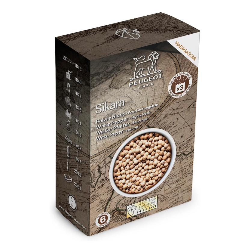Peugeot Sikara Madagascar White Pepper – 60 g