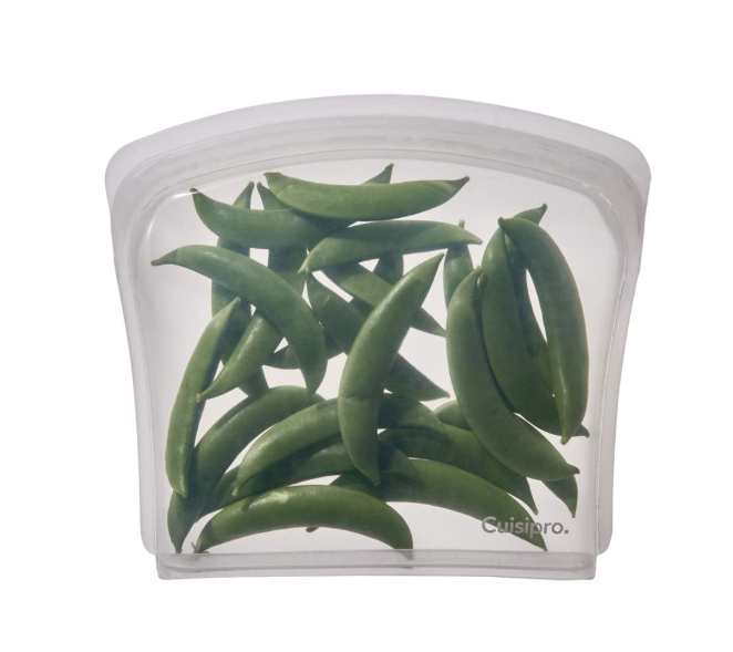 Cuisipro Reusable Bags – 8" x 7" / 20.3 x 18 cm – 800 ml / 27 oz – Clear Cuisipro by Kitchen Niche