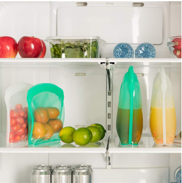 Cuisipro Reusable Bags – 8" x 7" / 20.3 x 18 cm – 800 ml / 27 oz – Clear Cuisipro by Kitchen Niche