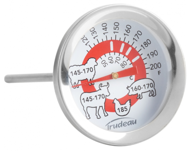 Trudeau Meat Thermometer – Stainless Steel Trudeau by Kitchen Niche