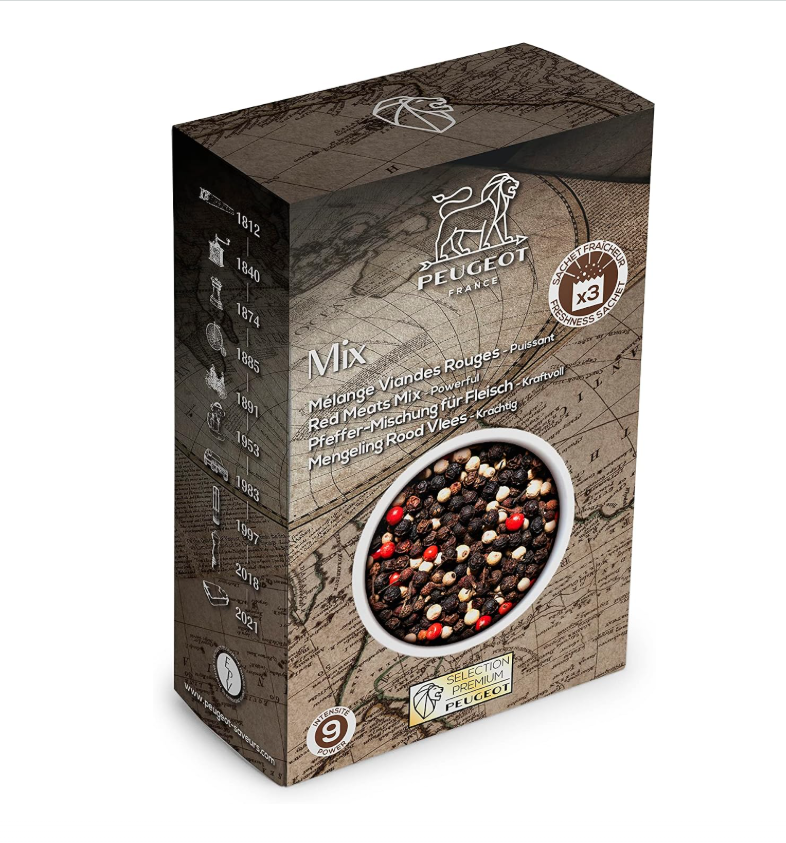 Peugeot Red Meat Blend Peppercorns – 60 g