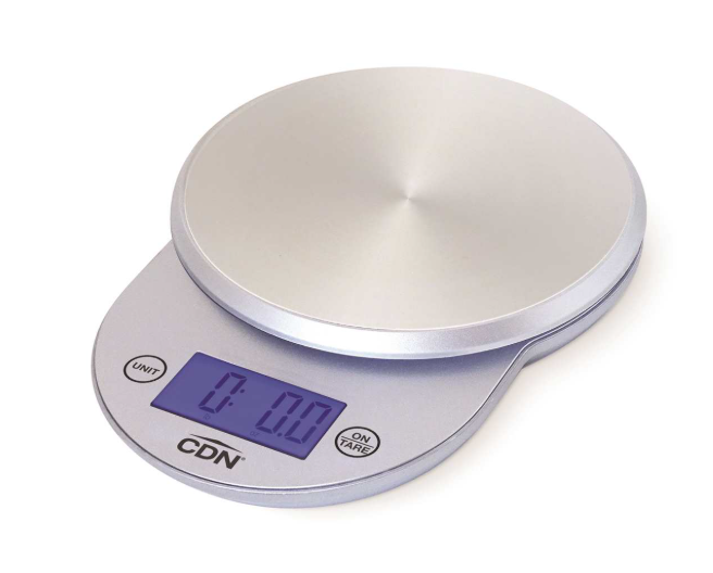 CDN ProAccurate Digital Kitchen Scale - Silver