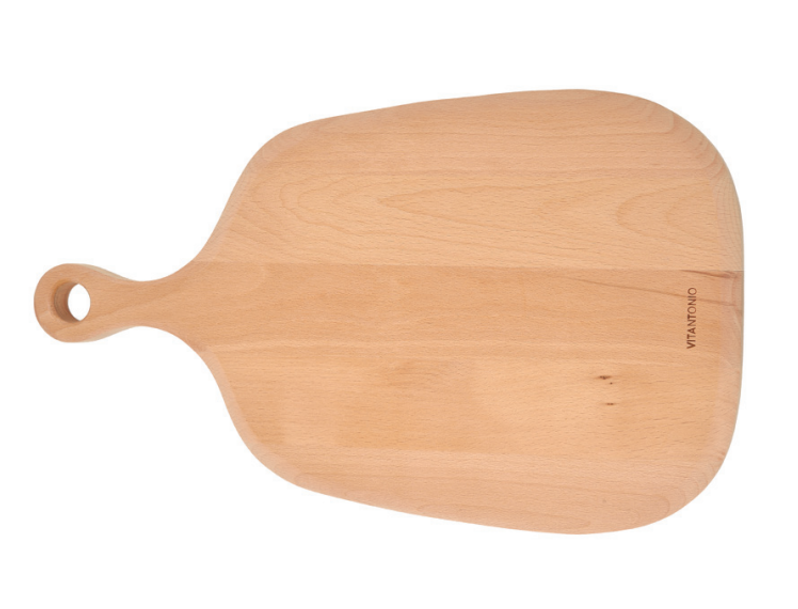 Vitantonio Beech Wood Plaque Style Cutting Board – 25x35cm