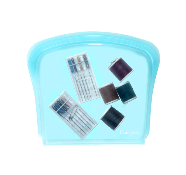 Cuisipro Reusable Bags – 8" x 7" / 20.3 x 18 cm – 800 ml / 27 oz – Aqua Cuisipro by Kitchen Niche