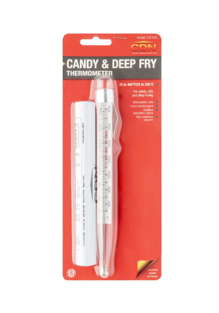 CDN Candy Deep Fry Thermometer White