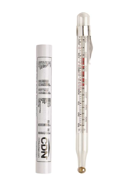 CDN Candy Deep Fry Thermometer White