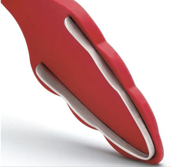 Cuisipro Tongs with Teeth – 12" / 30.5 cm – Silicone Red Cuisipro by Kitchen Niche