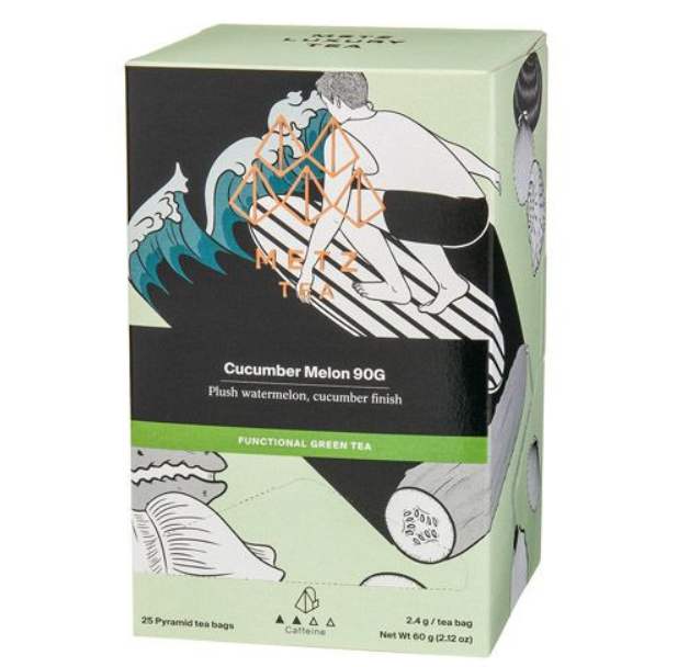 Metropolitan Tea Metz Cucumber Melon Tea – Box of 25 Teabags