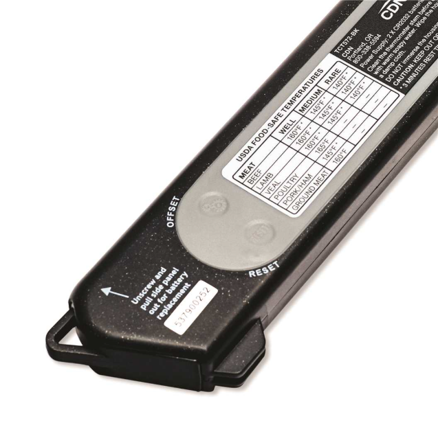 CDN Folding Thermocouple Thermometer - Black
