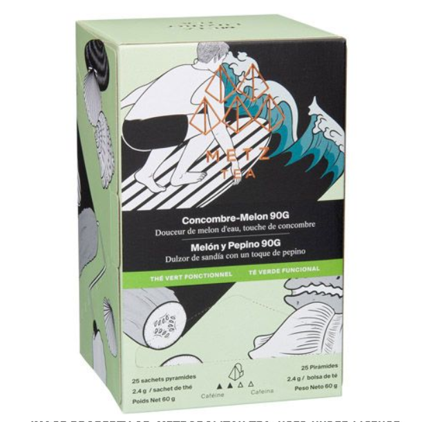 Metropolitan Tea Metz Cucumber Melon Tea – Box of 25 Teabags