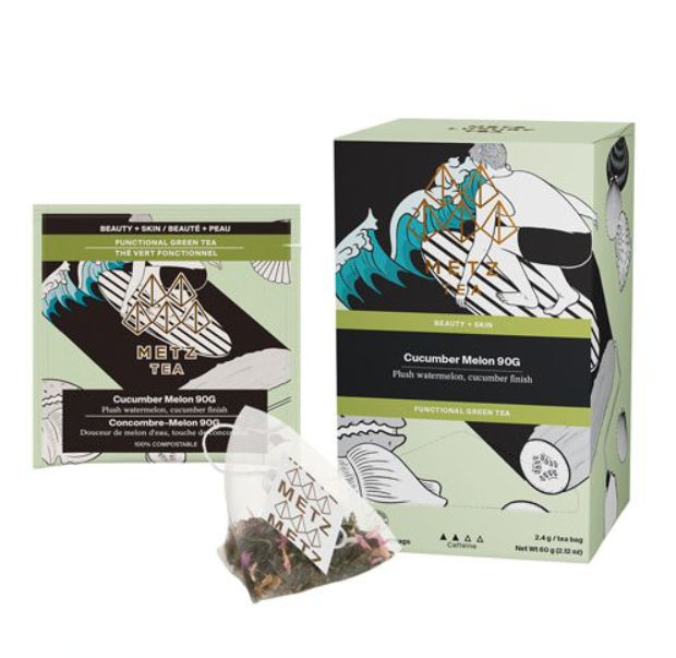 Metropolitan Tea Metz Cucumber Melon Tea – Box of 25 Teabags