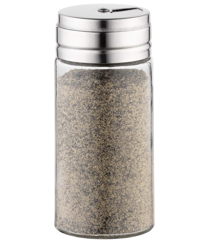 Fox Run Glass Spice Jar With Stainless Steel Lid
