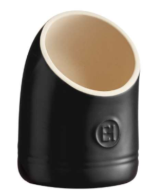 Emile Henry Salt Pig – Truffle Black (Truffe) – Ø 11 cm – H 15.5 cm – 0.55 L Emile Henry by Kitchen Niche