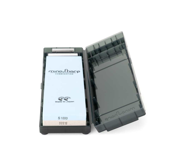 Global MinoSharp Deluxe Whetstone Kit (Rough/Medium) Global by Kitchen Niche