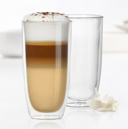 Trudeau Duetto Double Wall Highball Glasses – 17 oz – Set of 2 Trudeau by Kitchen Niche