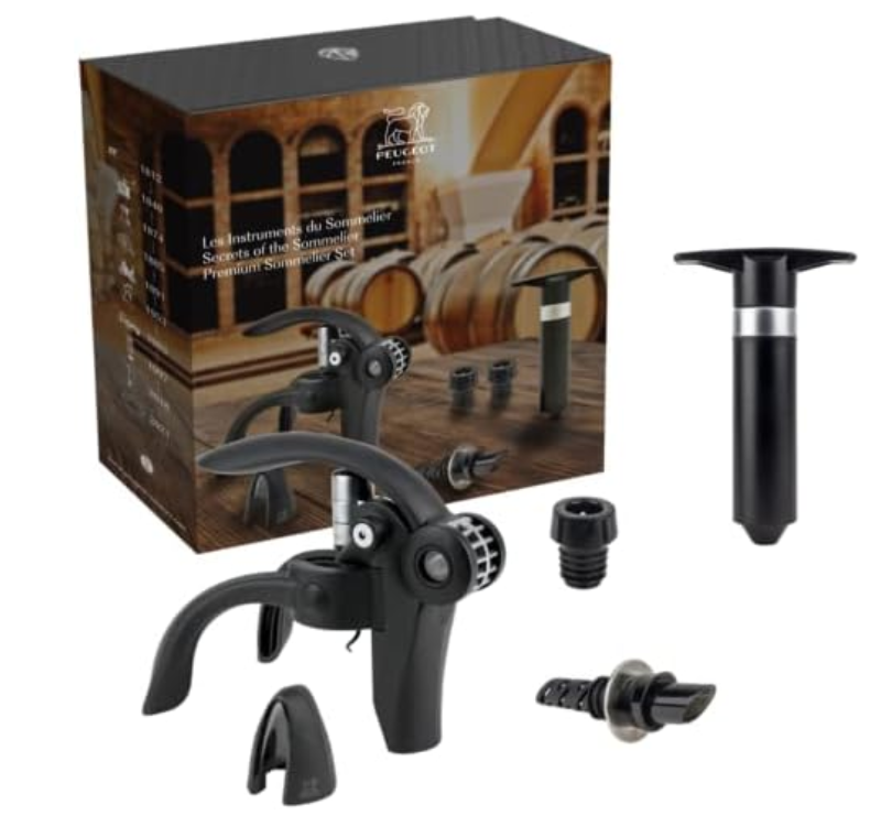 Peugeot Secrets of the Sommelier - Ultimate Corkscrew &amp; Wine Gift Set