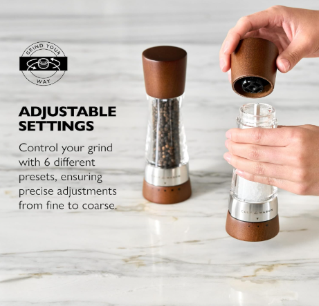 Cole & Mason Derwent Forest Gourmet Salt Mill – 7.5" / 19 cm by Kitchen Niche