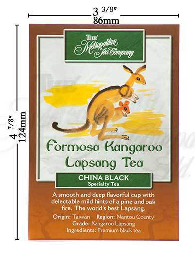 Metropolitan Tea Kangaroo Lapsang Loose Leaf Tea 1.1 lbs