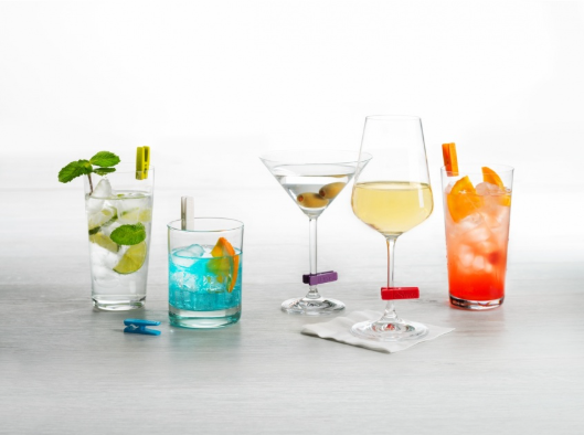 Trudeau Wine Charms – Set of 6 Trudeau by Kitchen Niche