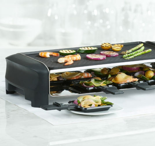 Trudeau Bruson Reversible Die Cast Raclette Grill Trudeau by Kitchen Niche