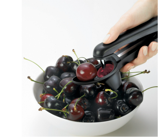 Cuisipro Cherry / Olive Pitter – 8" / 20 cm – Black Cuisipro by Kitchen Niche
