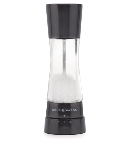 Cole &amp; Mason Derwent Salt Mill – Gun Metal – 7.5" / 19 cm by Kitchen Niche