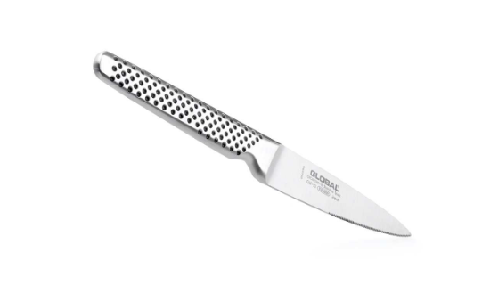 Global Steak Knife Serrated 11cm/4.25" Forged Global by Kitchen Niche
