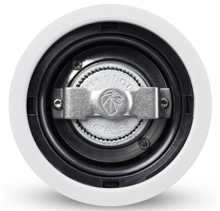 Peugeot Paris u'Select White Lacquer 23cm Pepper Mill by Kitchen Niche