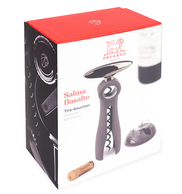 Peugeot Salma Basalte Corkscrew with Foil Cutter by Kitchen Niche