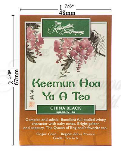 Metropolitan Tea Keemun Hoa Ya A Loose Leaf Tea 1.1 lbs