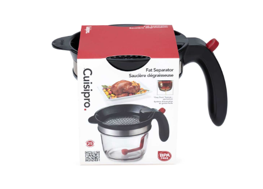 Cuisipro Fat Separator – 4 Cup / 1 Qt / 960 ml Cuisipro by Kitchen Niche