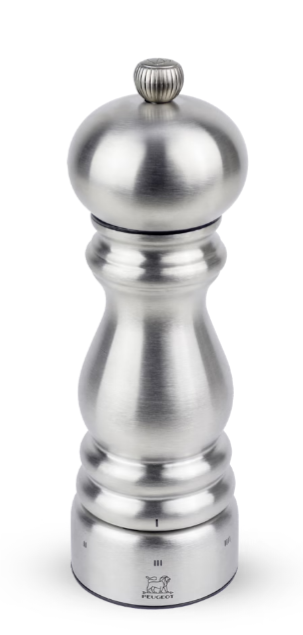 Peugeot Chef Stainless Steel Salt Mill - 18 cm / 7"