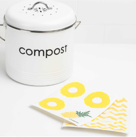 Cuisipro Reusable Eco Cleaning Cloth – Small 20 x 17 x 0.2 cm / 7.87 x 6.7" – Pineapple Cuisipro by Kitchen Niche