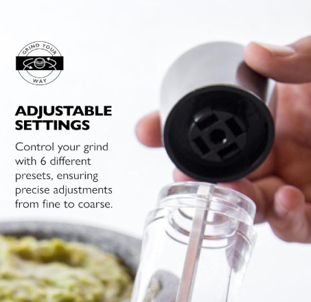 Cole & Mason Derwent Pepper Mill – Gun Metal – 7.5" / 19 cm by Kitchen Niche