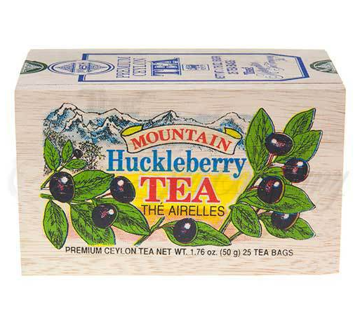 Metropolitan Tea Company Mountain Huckleberry Tea – 25 Teabag Wood Box